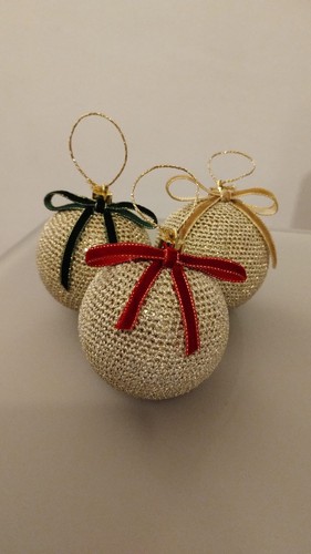 Set palline natale fatte - set,