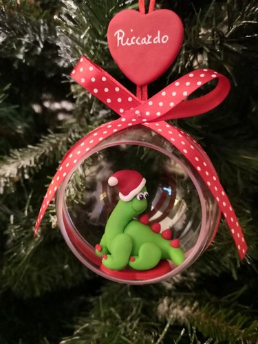 Palla natale trasparente - palla,