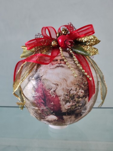 Pallina natale fatta - di,