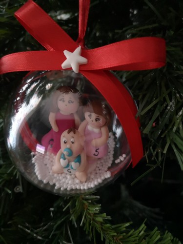 Palla natale trasparente - palla,