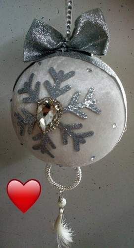 Palline natale fatte mano - natale,
