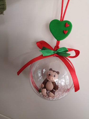 Palla natale trasparente - palla, di