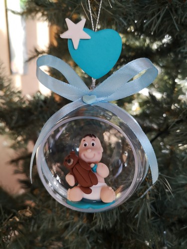 Palla natale trasparente - di,