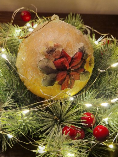 Pallina natale fatta mano - di,