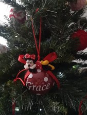 PALLA DI NATALE GLITTERATA CON