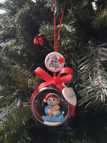Palla natale trasparente - di,