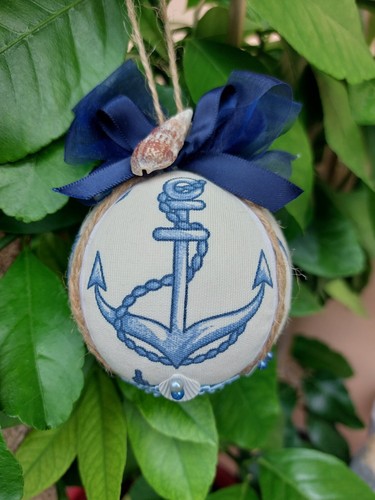 Pallina natale mare ricordo - di,