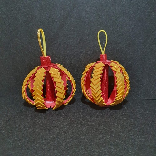 Palline natale gomma eva - di,