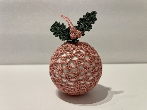 Pallina natale fatta mano - di,