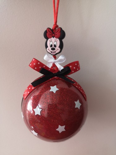 Palla natale minnie rossa - di,