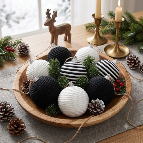 Set palline natale fatte - 12, di