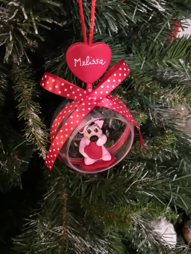 Palla natale trasparente - di,