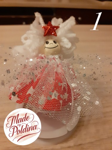 Pallina natale fatta mano - pallina,